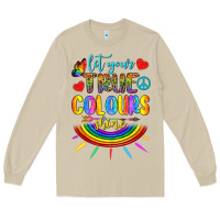 Mushroom Let Your True Colours Shine Long Sleeve Tee - BundleAndBundleShop