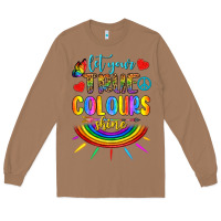 Toasted Coconut Let Your True Colours Shine Long Sleeve Tee - BundleAndBundleShop