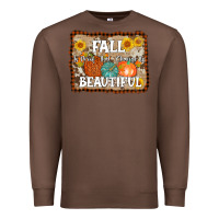 Chestnut fall is proof that change is beautiful Premium Sweatshirt - AdoDesignShop