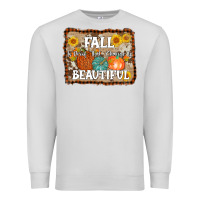 Dove Grey fall is proof that change is beautiful Premium Sweatshirt - AdoDesignShop