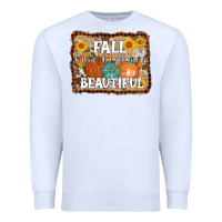 White fall is proof that change is beautiful Premium Sweatshirt - AdoDesignShop