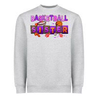 Heather Grey basketball sıster Heavyweight Sweatshirt - AdoDesignShop