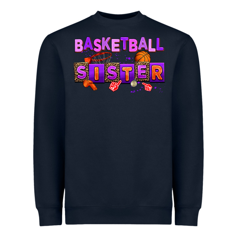 Basketball Sıster Heavyweight Sweatshirt by AdoDesignShop | Teevron