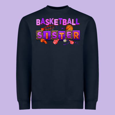 Basketball Sıster Heavyweight Sweatshirt Designed By Adodesignshop