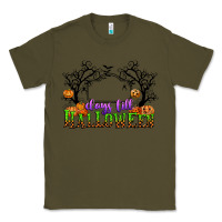 Army Green days till halloween Classic Tee - CowGirlArtShop