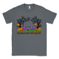 Charcoal Heather days till halloween Classic Tee - CowGirlArtShop