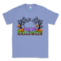 Colony Blue days till halloween Classic Tee - CowGirlArtShop