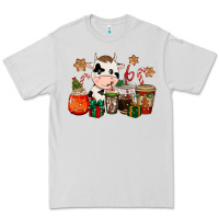Dove Grey cow coffee cups christmas Premium Tee - CowGirlArtShop