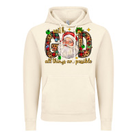 Vintage Artic with god all things are possible with santa claus bbs Vintage Hoodie - BundleAndBundleShop
