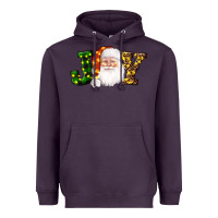 Plum Christmas santa clause joy Heavyweight Hoodie - AdoDesignShop