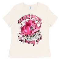 Bone cancer picked the wrong girl Ladies Tee - CowGirlArtShop