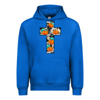 Cobalt pumpkin cross Urban Hoodie - JahusDesignShop