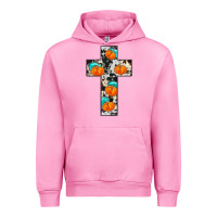 Fuchsia Pink pumpkin cross Urban Hoodie - JahusDesignShop