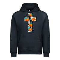 Navy pumpkin cross Urban Hoodie - JahusDesignShop