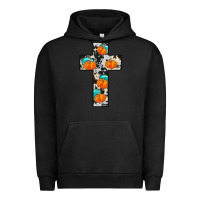 Pigment Black pumpkin cross Urban Hoodie - JahusDesignShop