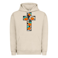 Pigment French Oak pumpkin cross Urban Hoodie - JahusDesignShop