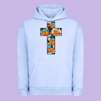 Pumpkin Cross Urban Hoodie Designed By Jahusdesignshop