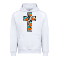 White pumpkin cross Urban Hoodie - JahusDesignShop