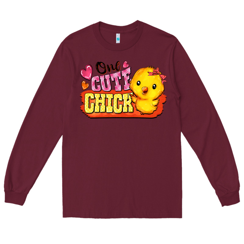 One Cute Chick Long Sleeve Tee by FaDigitalArtStudio | Teevron