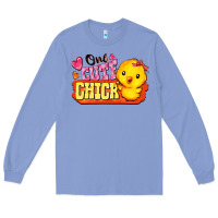 Colony Blue one cute chick Long Sleeve Tee - FaDigitalArtStudio