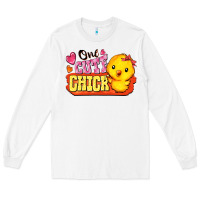 White one cute chick Long Sleeve Tee - FaDigitalArtStudio