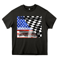 Asphalt racing checkered flag tumbler tbs Heavy Core Tee - TumblerDesignByShophia
