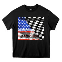 Black racing checkered flag tumbler tbs Heavy Core Tee - TumblerDesignByShophia