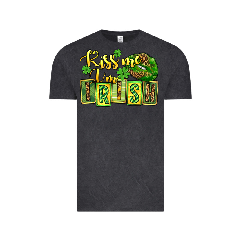St. Patrick's Kiss Me I Am Irish Vintage Tee by OliviaCreatesArt | Teevron