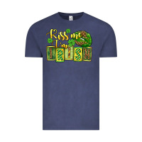 Vintage Denim St. Patrick's Kiss me i am irish Vintage Tee - OliviaCreatesArt