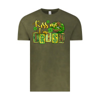 Vintage Olive St. Patrick's Kiss me i am irish Vintage Tee - OliviaCreatesArt