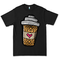 Black leopard glitter coffee cup Premium Tee - Jasminsmagicworld