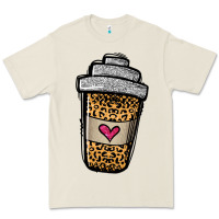 Bone leopard glitter coffee cup Premium Tee - Jasminsmagicworld