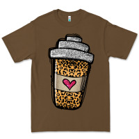 Cacao leopard glitter coffee cup Premium Tee - Jasminsmagicworld