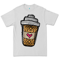 Dove Grey leopard glitter coffee cup Premium Tee - Jasminsmagicworld
