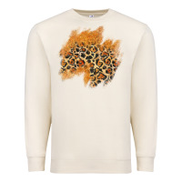 Sandshell leopard glitter patch Premium Sweatshirt - AdoDesignShop