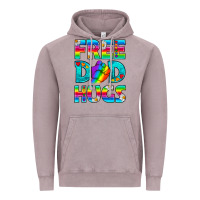 Vintage Zinc Pride LGBTQ Free Dad Hugs Vintage Hoodie - BundleAndBundleShop