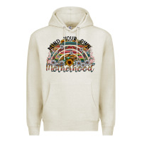 Oatmeal Heather mind your own motherhood Premium Hoodie - SublimationCraftShop