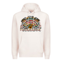 Pale Pink mind your own motherhood Premium Hoodie - SublimationCraftShop