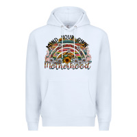 White mind your own motherhood Premium Hoodie - SublimationCraftShop