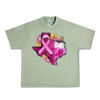 Oil Green Texas Cancer Awareness map Urban Heavy Tee - FaDigitalArtStudio
