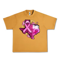 Peanut Butter Texas Cancer Awareness map Urban Heavy Tee - FaDigitalArtStudio