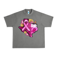 Tornado Texas Cancer Awareness map Urban Heavy Tee - FaDigitalArtStudio