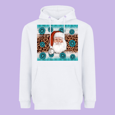Santa Gemstone Heavyweight Hoodie Designed By Adodesignshop