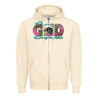 Sandshell with god all things are possible race Zipper Hoodie - AdoDesignShop