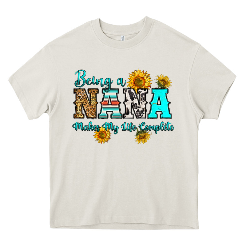 Being Nana Makes My Life Complete Heavy Core Tee by RanaPortraitStore | Teevron