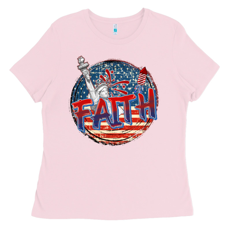 Faith Usa Ladies Tee by CowGirlArtShop | Teevron