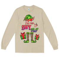 Mushroom im the shy elf elf Long Sleeve Tee - FaDigitalArtStudio