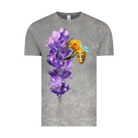 Cloud Rock honey bee with lavender fa element Vintage Tee - FaDigitalArtStudio