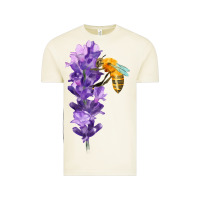 Vintage Arctic honey bee with lavender fa element Vintage Tee - FaDigitalArtStudio