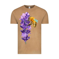 Vintage Camel honey bee with lavender fa element Vintage Tee - FaDigitalArtStudio